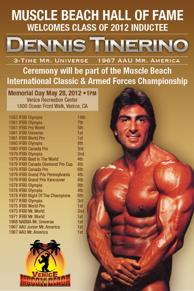 Muscle Beach Hall of Fame Inductee Dennis Tinerino